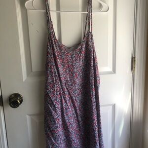 American Eagle Floral Spaghetti Strap Dress